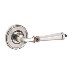 Straight Line Mortise Door Handle & Lock On Rosette For Bungalows
