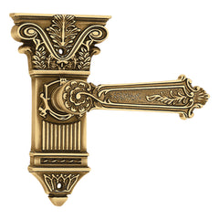 Italian Mortise Door Handle & Lock On Plate For Homes
