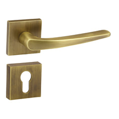 Italian Mortise Door Handle & Lock On Rosette For Houses
