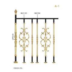 Classic Brass Railings