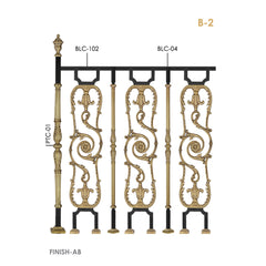 Antique Brass Railings