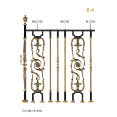 Bronze Brass Railings