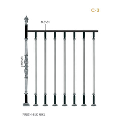 Elegant Brass Railings