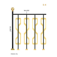 French Brass Staircase Railings, Balcony Baluster in Cast Iron| Aluminium Ahmedabad Bangaluru Hyderabad