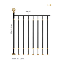 Contemporary Brass Railings