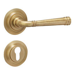 Straight Line JAMES-R Door Handle & Lock On Rosette For Bungalows