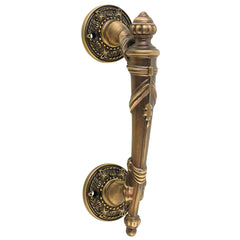 Victorian Pull Handle & Lock For Glass Door, Wooden Doors, Cabinets & Wardrobe For Chateaus