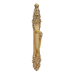 French Front Door Pull Handle With Locks For Glass & Wooden Doors