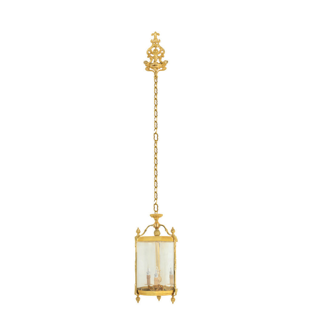 Brass Lantern Hanging Light