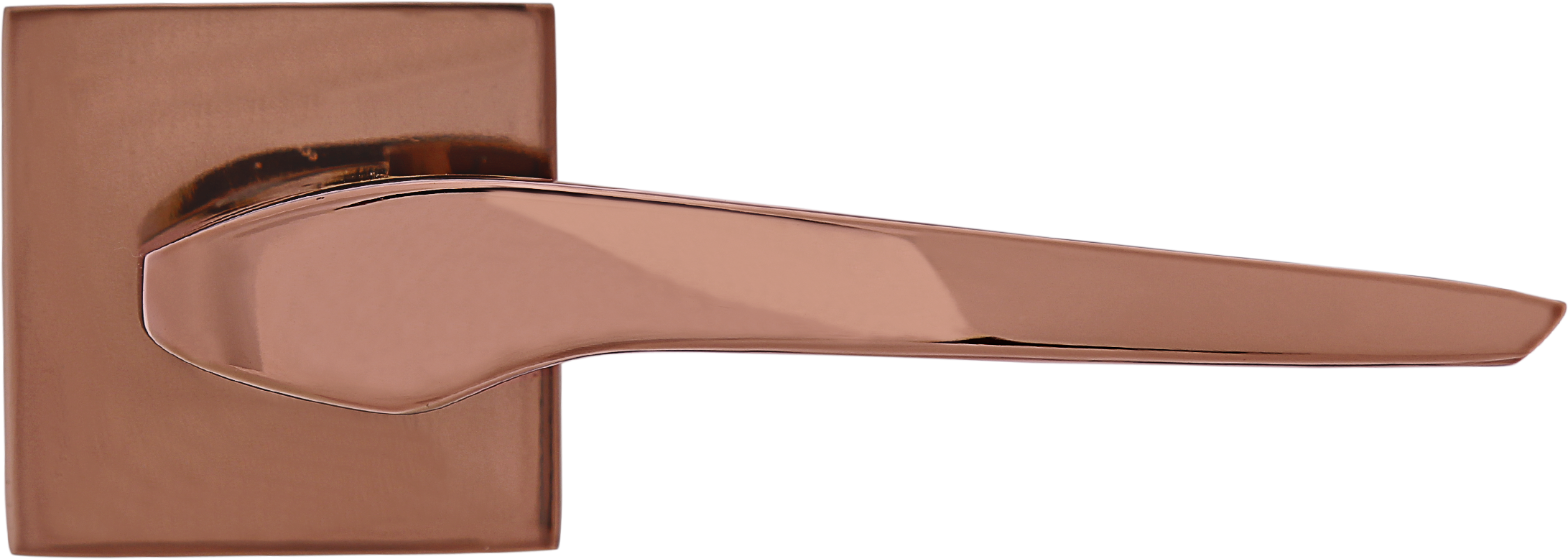 Smooth Mortise Door Handle & Lock On Rosette For Resorts