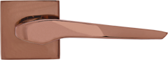 Smooth Mortise Door Handle & Lock On Rosette For Resorts